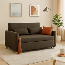 Dahlia Brown 2-Seater Pull Out