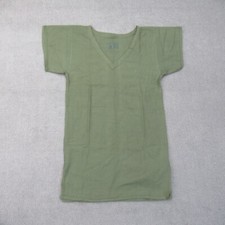Vtg Army Shirt Mens XS Green Aertex G-03 British Military UK 50s NOS Dead Stock
