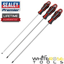 Sealey Screwdriver Set Long GripMAX® 3pc Premier Hand Tools