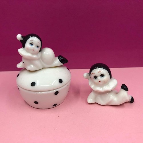 Vintage pierrot clown - vintage, trinket