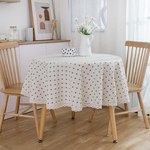Round tablecloth party daisy - round,