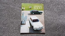 TRIUMPH 2000 SALOON AND ESTATE