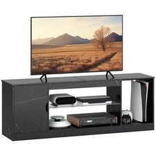 HOMCOM Marble Effect TV Stand