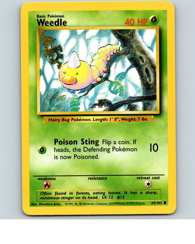 Weedle 102 common base - common,