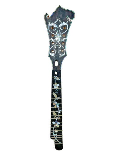 Mandolin headstock and - headstock,