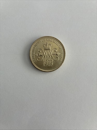 1989 pound coin - coin, tercentenary