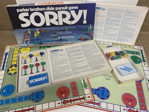 Vintage 1980 sorry game - vintage,