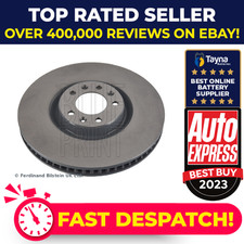 2x Brake Discs Pair Vented fits CITROEN C5 AIRCROSS THP Front 1.2 1.6 1.5D 2.0D
