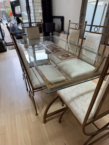 Regency brass glass - &, dining