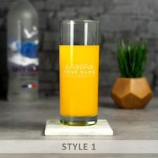 Personalised Engraved Hi Ball