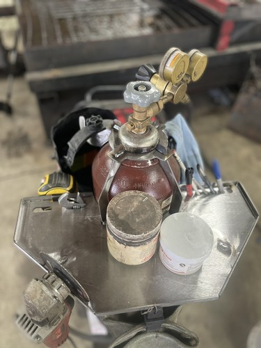 Welding bottle shelf - welding,