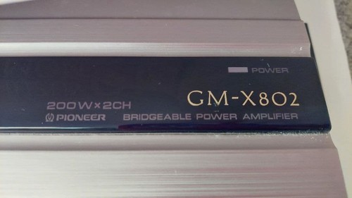 Pioneer x802 power - pioneer, gm-x802