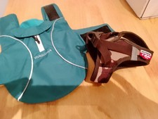 Curli Dog Harness XS + Vivaglory Waterproof Coat XXS to fit Chihuahua/Small Dog