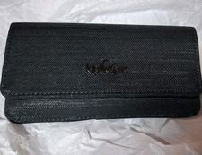 Kipling 'Ilka' Large Wallet/Purse - Black Sparkle - New With Tags Live Light