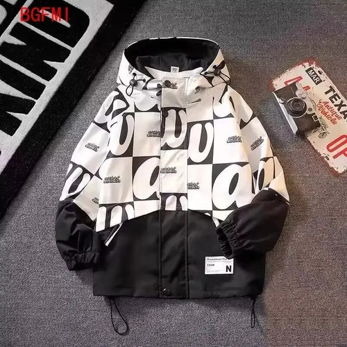 Boys hooded jacket - hooded, casual