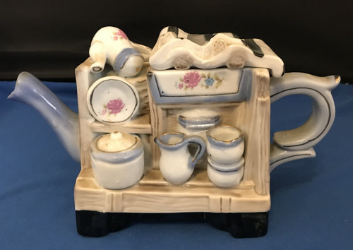 Vintage porcelain teapot - porcelain,