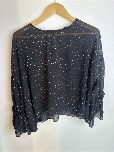 Topshop black white - white, dot