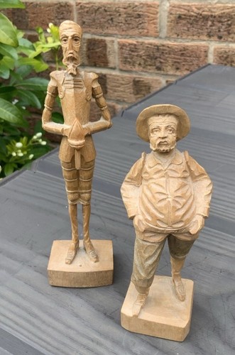 Pair hand carved - of, hand-carved
