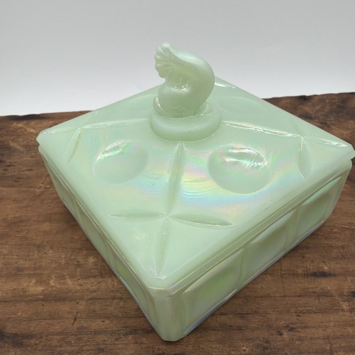 Fenton glass square dolphin - fenton,