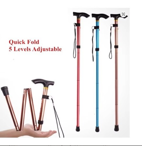 Foldable walking cane - walking,