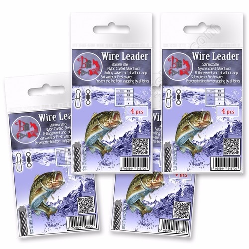 Wire trace leader 50cm 50lb - wire,