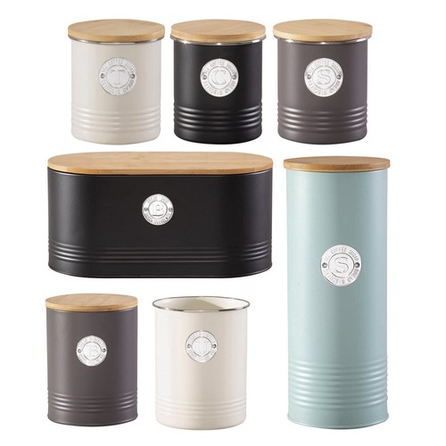 Metal storage tins bread bin - bread,