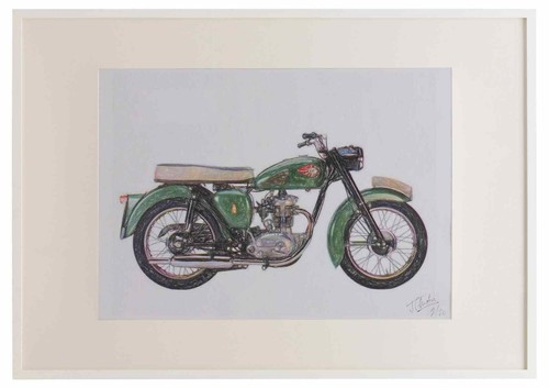 Bsa c15 1959 framed - c15, a3