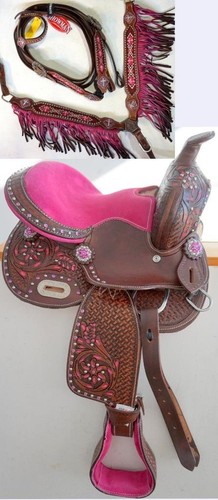 Show barrel saddle 12 - show, 12"