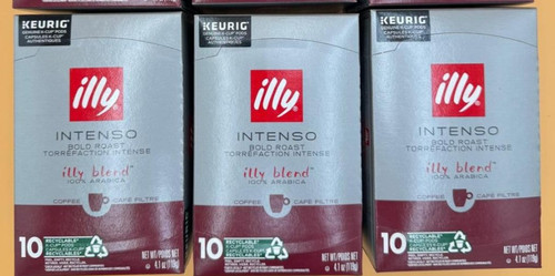 Illy coffee dark roast - illy, coffee,
