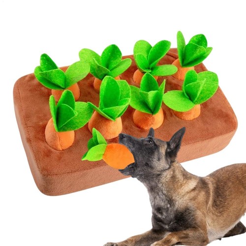 Dogs carrot snuffle mat toy - carrot,