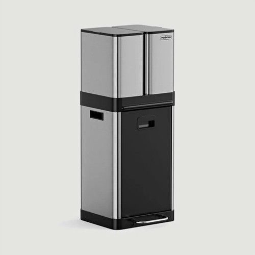 Vonhaus 32l silver - vonhaus, silver/black