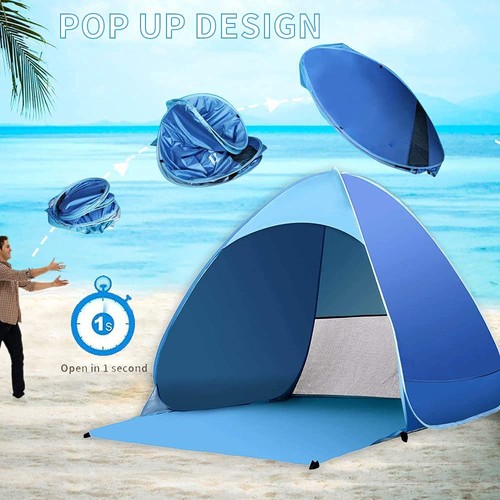 Weisshorn pop beach tent - up,