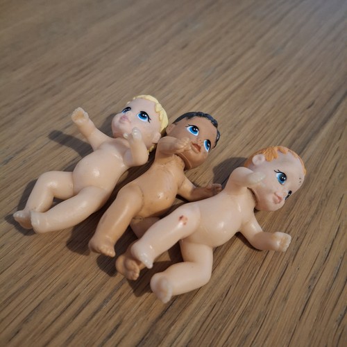Barbie baby dolls mattel - x3,