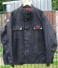 COTTON WAXED MOTORCYCLE JACKET - XXXL