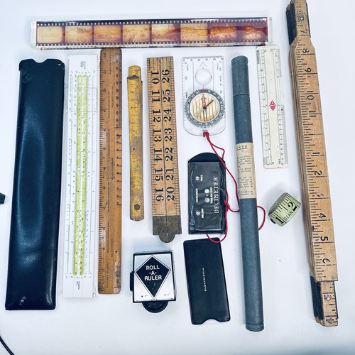 Vintage measuring ruler - vintage,