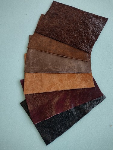 Leather offcuts real - leather, offcuts.
