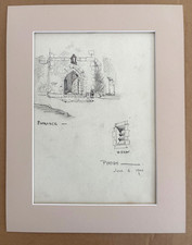 Antique Matted 1920s Walter