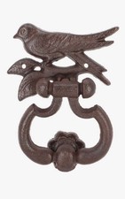 Bird Sillhout Door knocker Made From Cast Iron - L 12.4 x D 4.2 x H 17.4