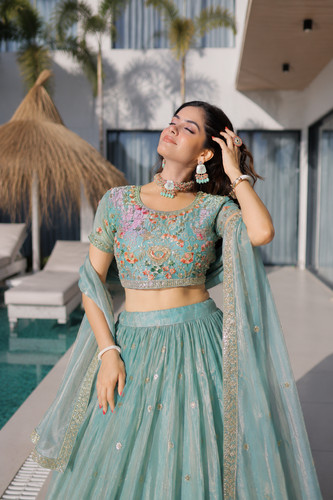 Lehenga choli indian wedding - lehenga,