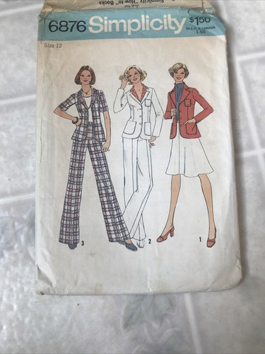 1975 simplicity 6876 - 6876, ladies