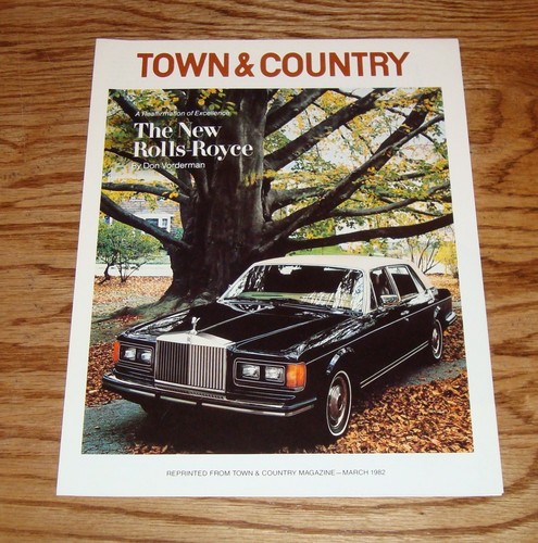 1982 town country rolls - &,