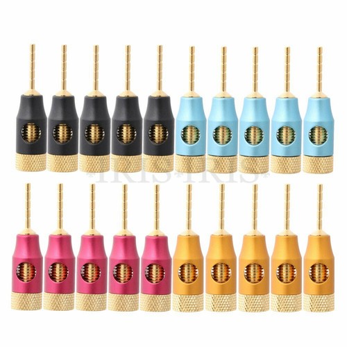 20pcs gold plated 2mm banana - 20pcs,