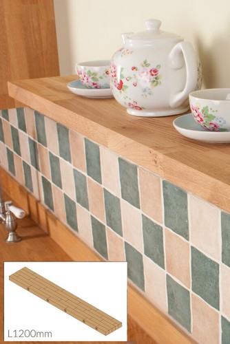 Solid oak wooden floating - solid,