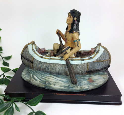 Academy native american - native, canoe