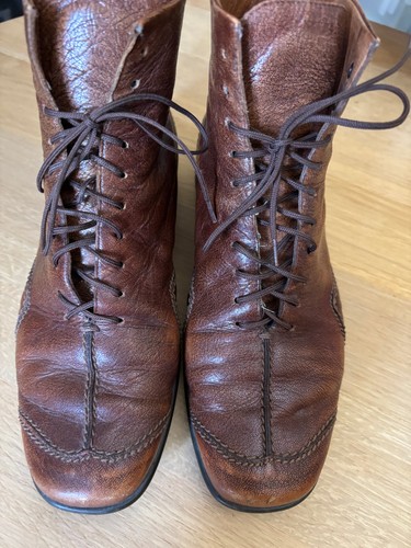Mephisto brown leather lace - mephisto,
