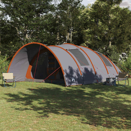 Tunnel tent grey orange 185t - tent, grey/orange