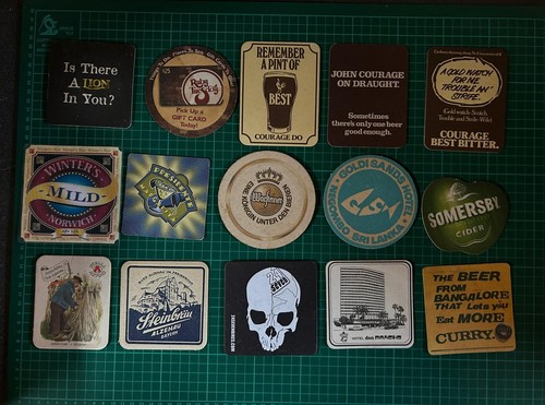 Beermats assorted - beermats,