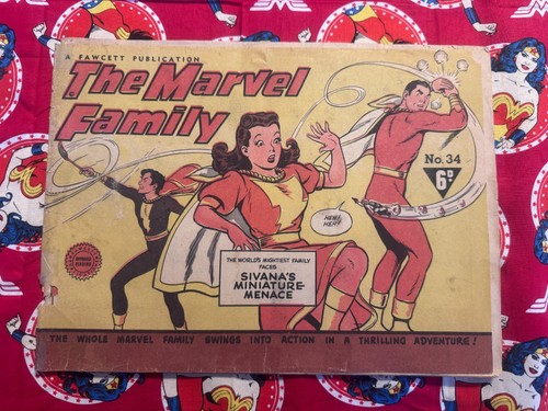 1948 fawcett marvel family - marvel,
