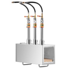 Uimoso Portable Propane Forge 3 Burner Farrier Forge 2600℉ Knife Metal Square