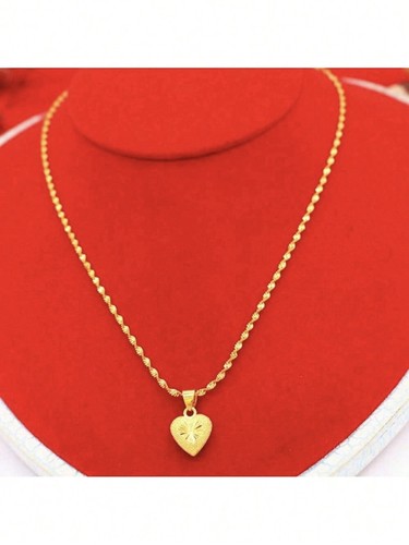 Dubai gold plated heart - dubai,